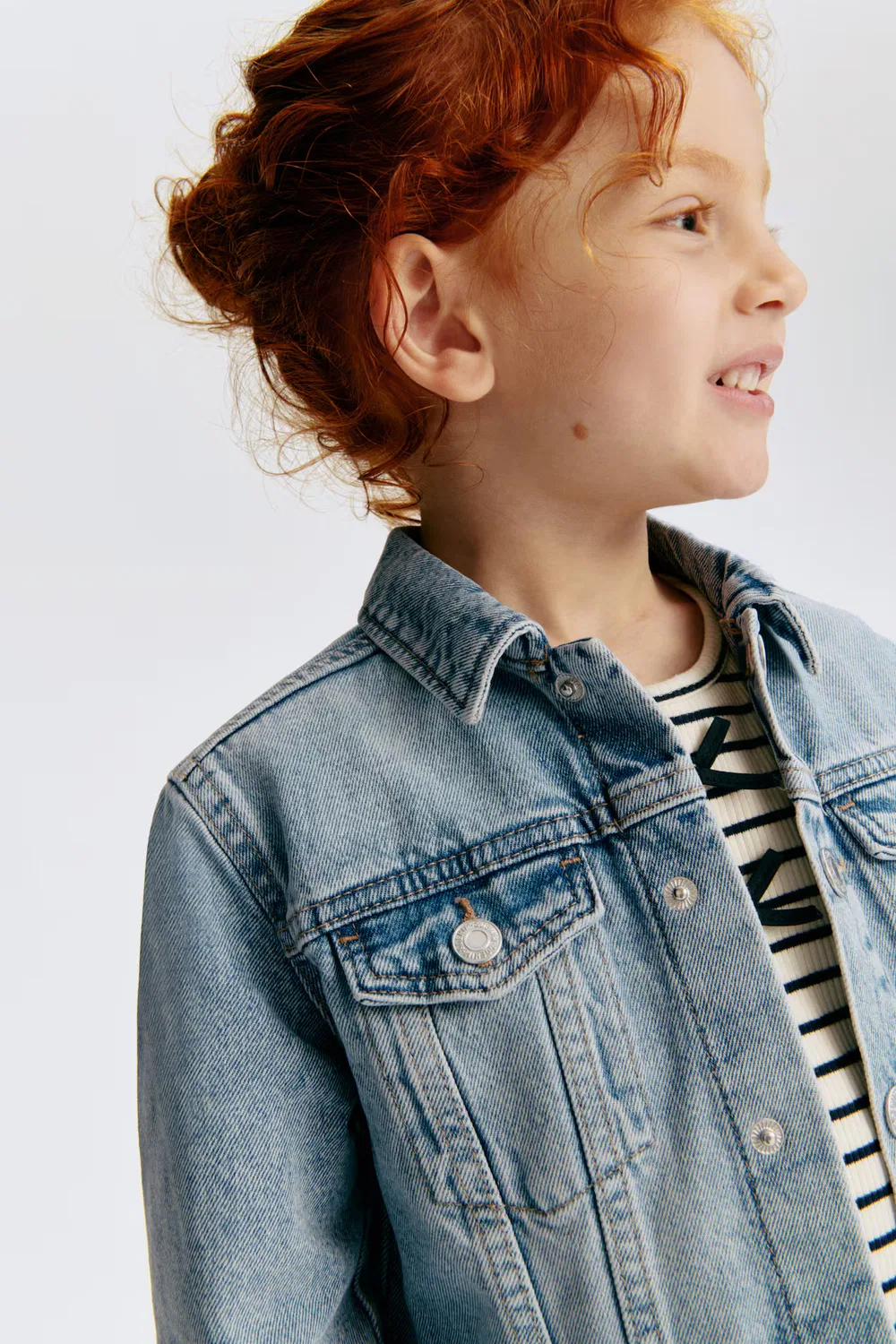 Джинсовая куртка H&M, Helles Denimblau — фото 2