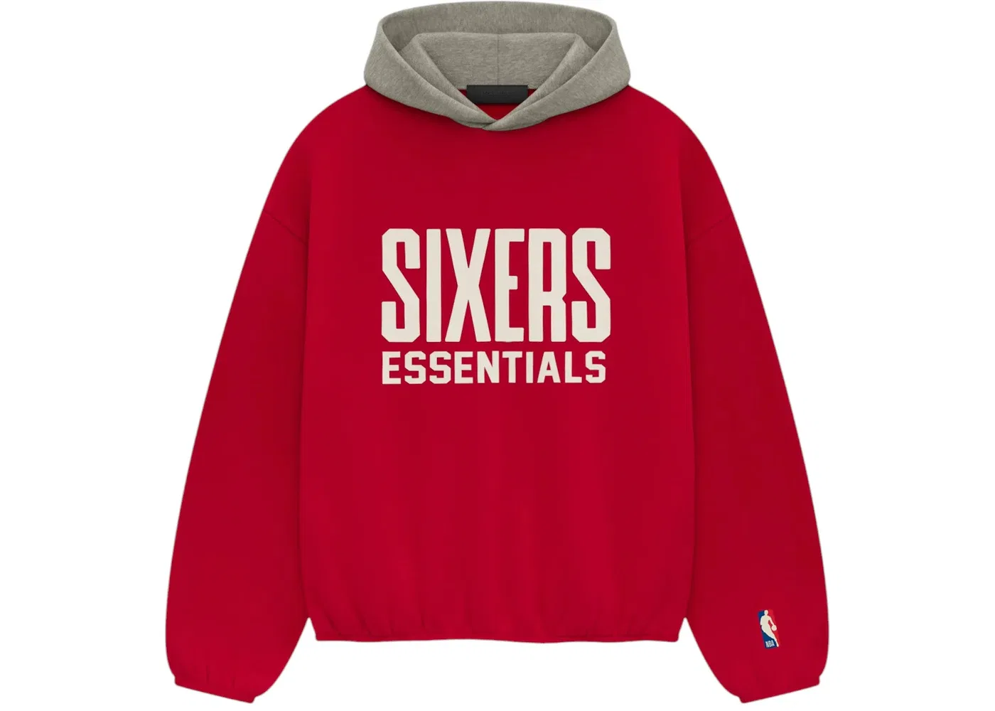 Мужской худи с длинным рукавом Fear of God Essentials Sixers, Red