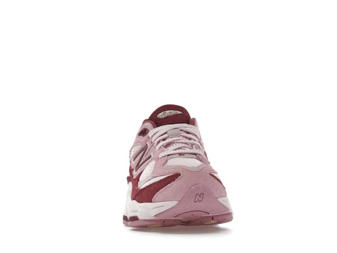 Детские кроссовки Lifestyle с принтом New Balance 9060, Pink Granite Washed Burgundy — фото 2
