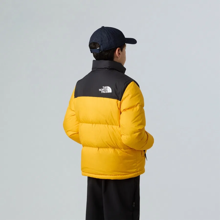 Детская куртка 1996 Retro Nuptse The North Face, Желтый — фото 3