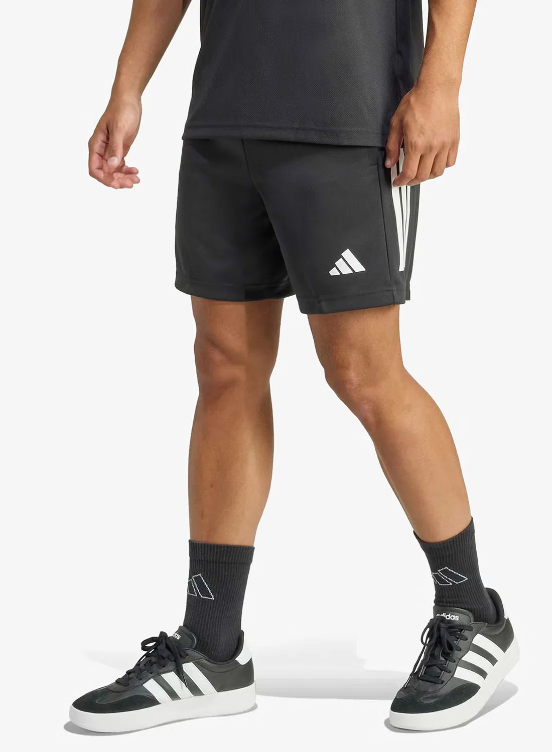 Шорты с технологией Climacool Sereno Cut 3-Stripes Adidas, черный