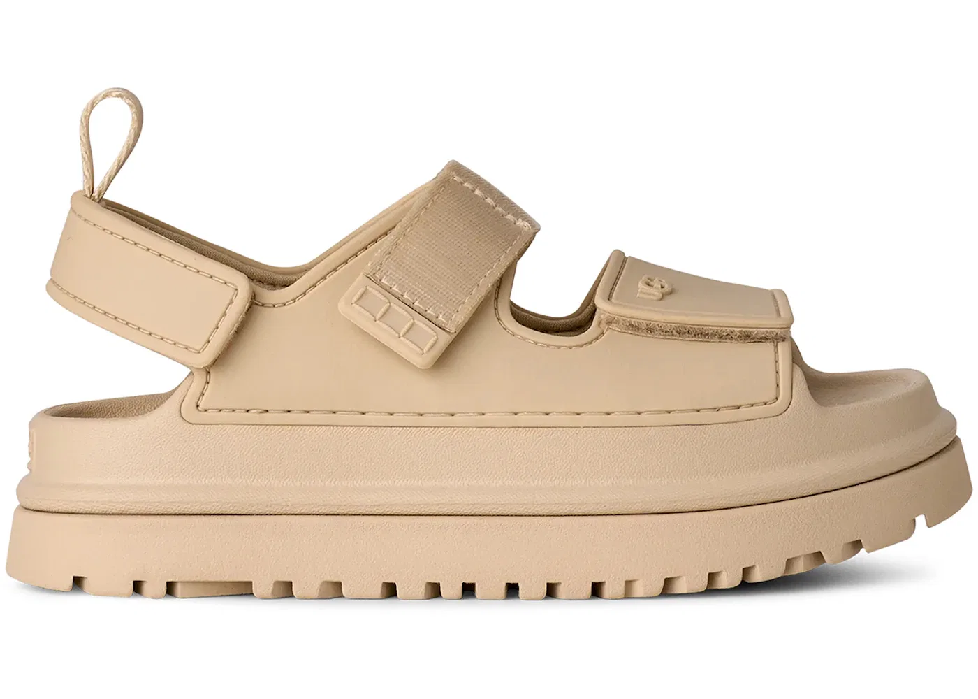 Детские сандалии с перекрестными ремешками UGG GoldenGlow Sandal, Sea Salt