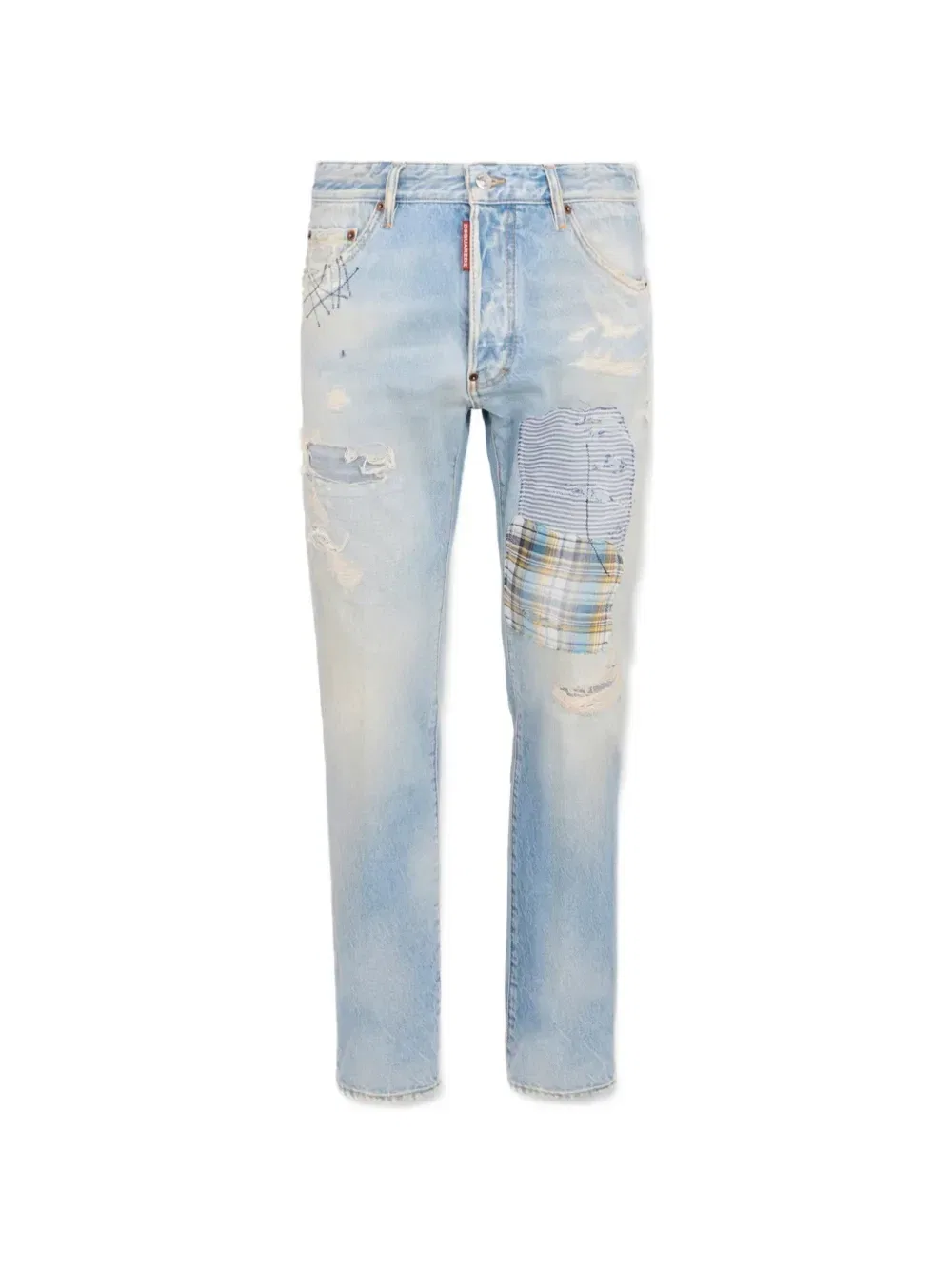 Джинсы Patched superlite Teddy Dsquared2, синий