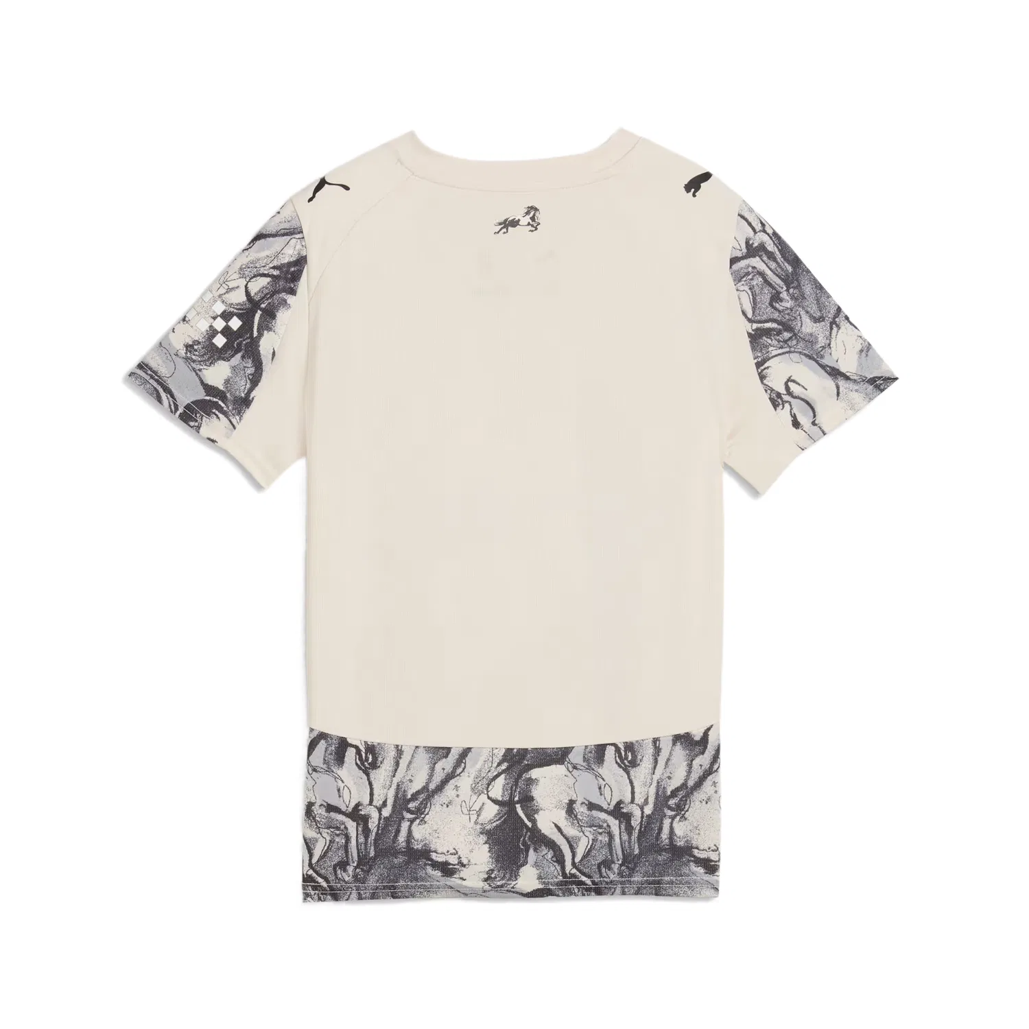 Детская футболка с длинным рукавом Manchester City T Shirt Kids' PUMA, High Mountain Snow Plain Dark Gray — фото 3