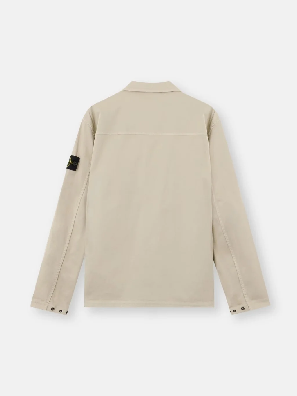 Мужская рубашка-куртка Stone Island Regular-fit Zip-up With Chest Pockets, песочный — фото 3