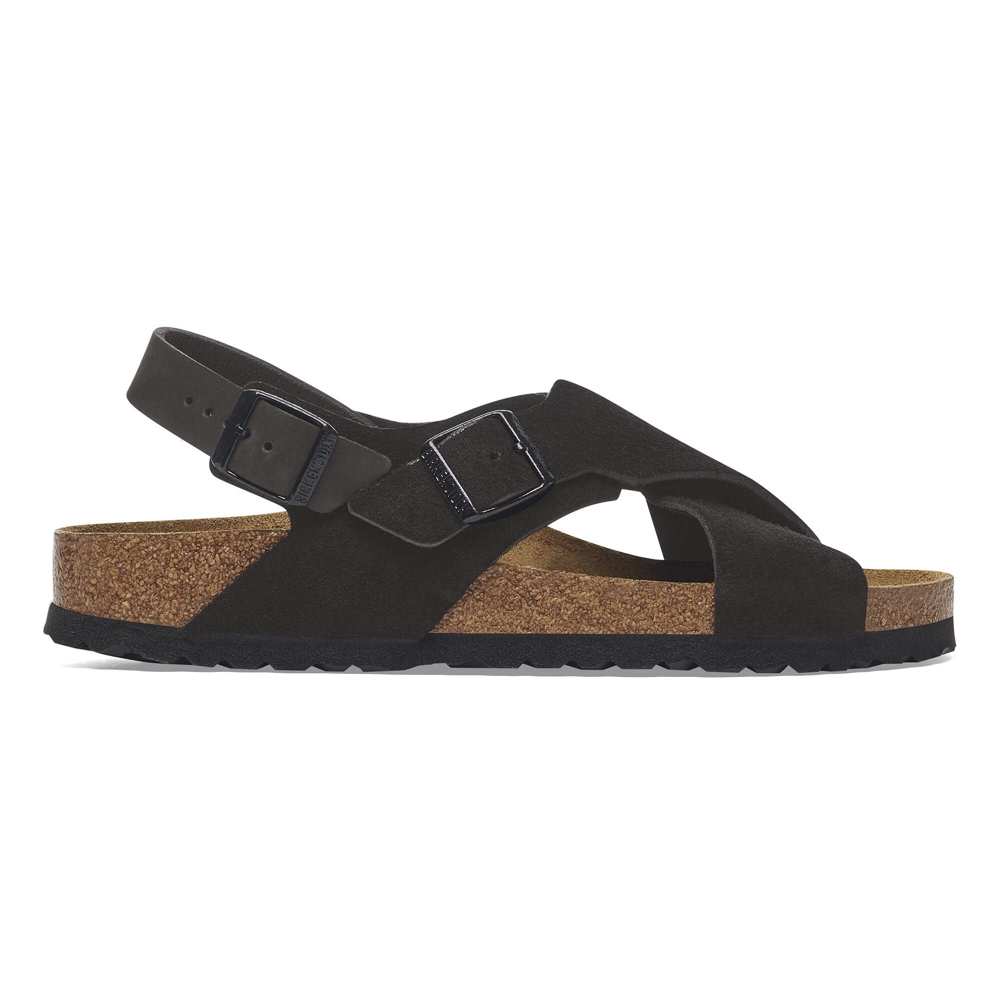 Сандалии Birkenstock Tulum Soft Footbed Suede Leather Nubuck 1029779, черный