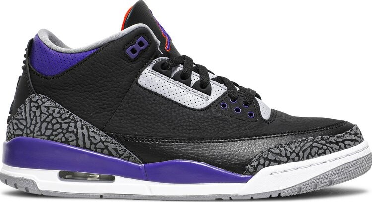 

Кроссовки Air Jordan 3 Retro Court Purple, черный