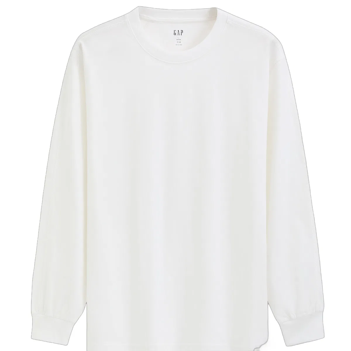 Футболка свободного кроя GAP Spring T Shirt, Black — фото 3