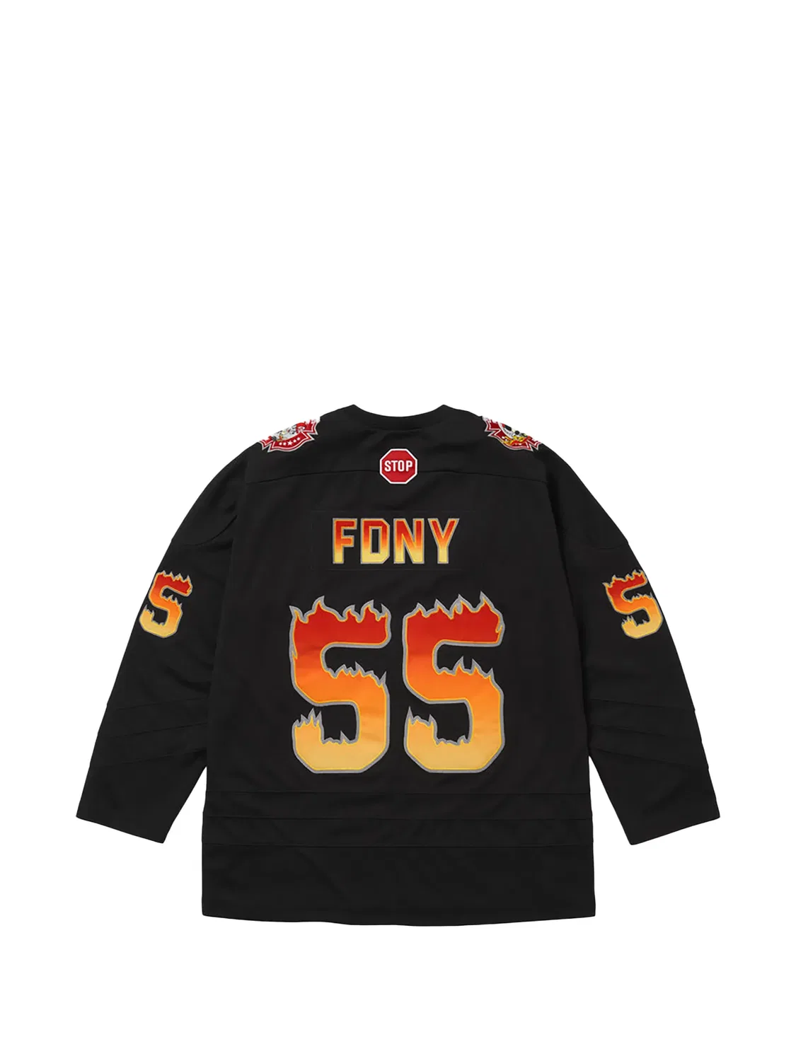 Футболка Hockey Jersey черного цвета Supreme, черный — фото 2