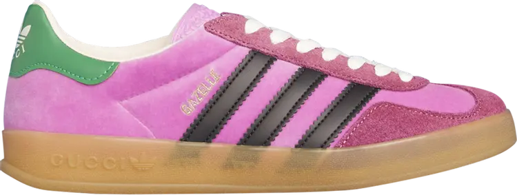 Кроссовки Adidas Gucci x Wmns Gazelle 'Pink Velvet', розовый