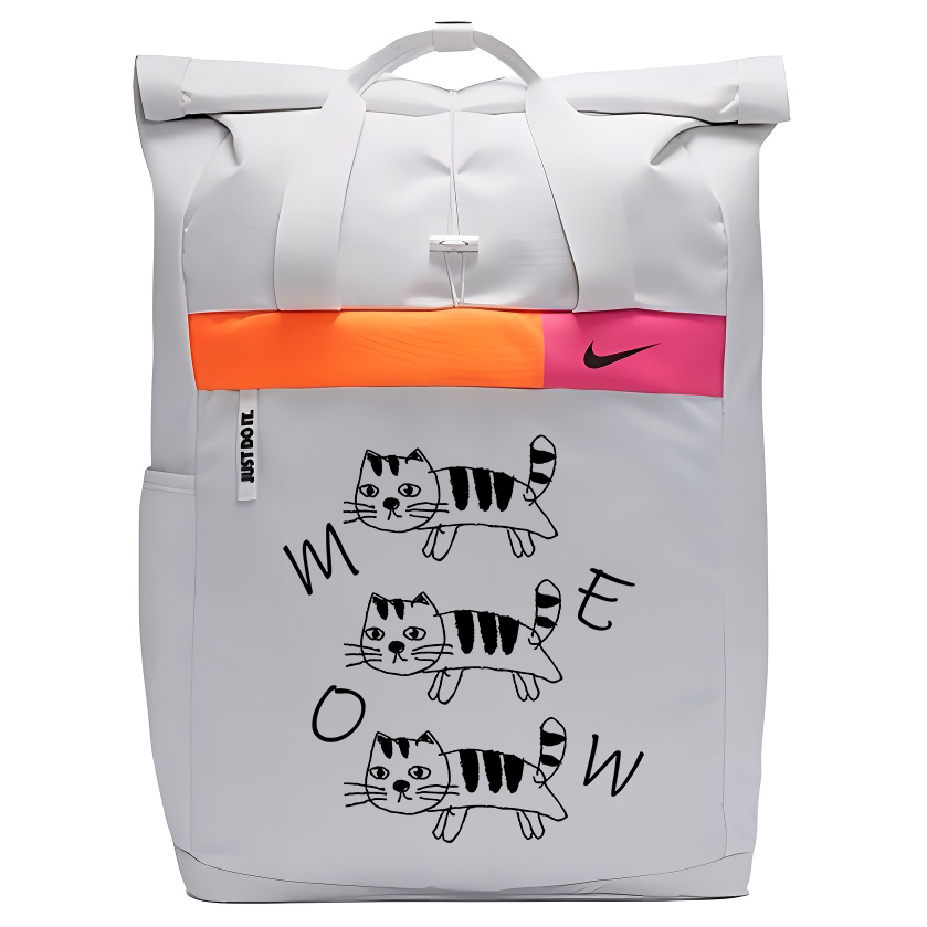 

Nike Рюкзак из полиэстера, стандартный, унисекс, светло-серебристо-серый
