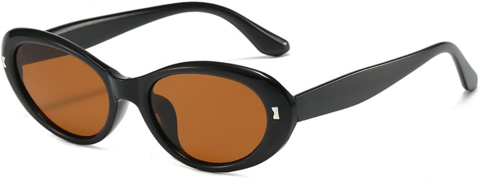 

Круглые солнцезащитные очки для женщин с градиентным покрытием UV400, мужские панк-очки из резины для занятий спортом на открытом воздухе, бега и езды generic, Black Tea