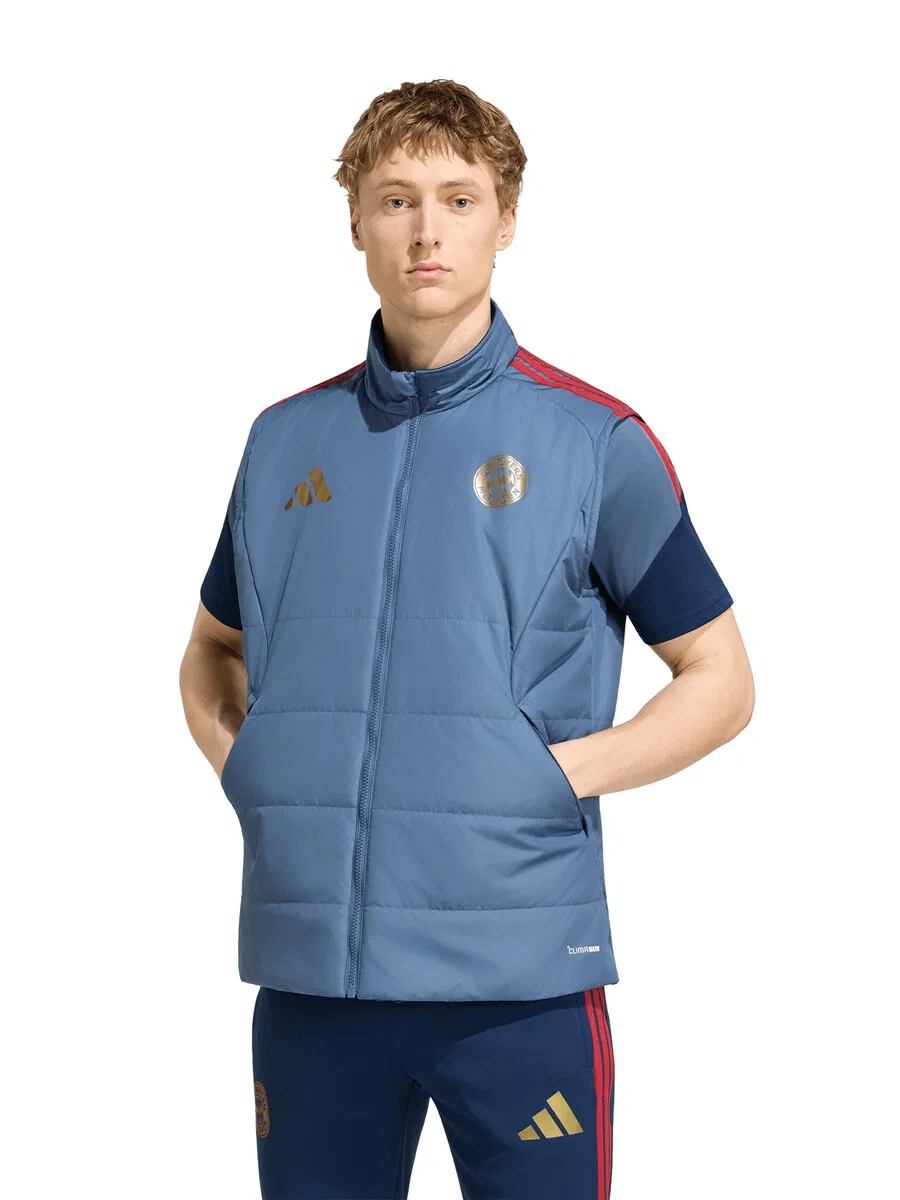 Спортивный жилет ADIDAS PERFORMANCE светло-голубого цвета — фото 2