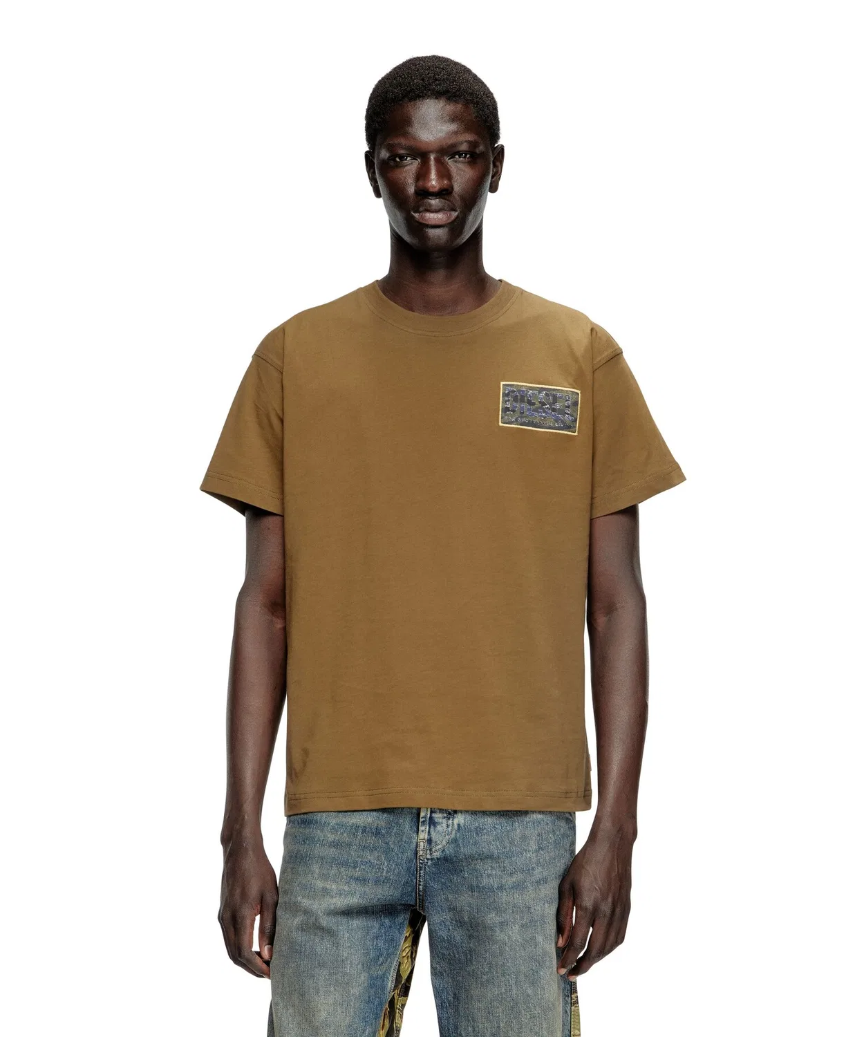 Мужская футболка с камуфляжным принтом T-NORM-T3 DIESEL, Dark Green