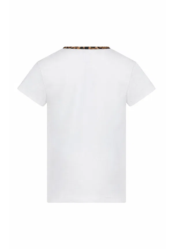 Футболка с цветочным принтом T-shirt Roberto Cavalli Junior, white, белый — фото 2