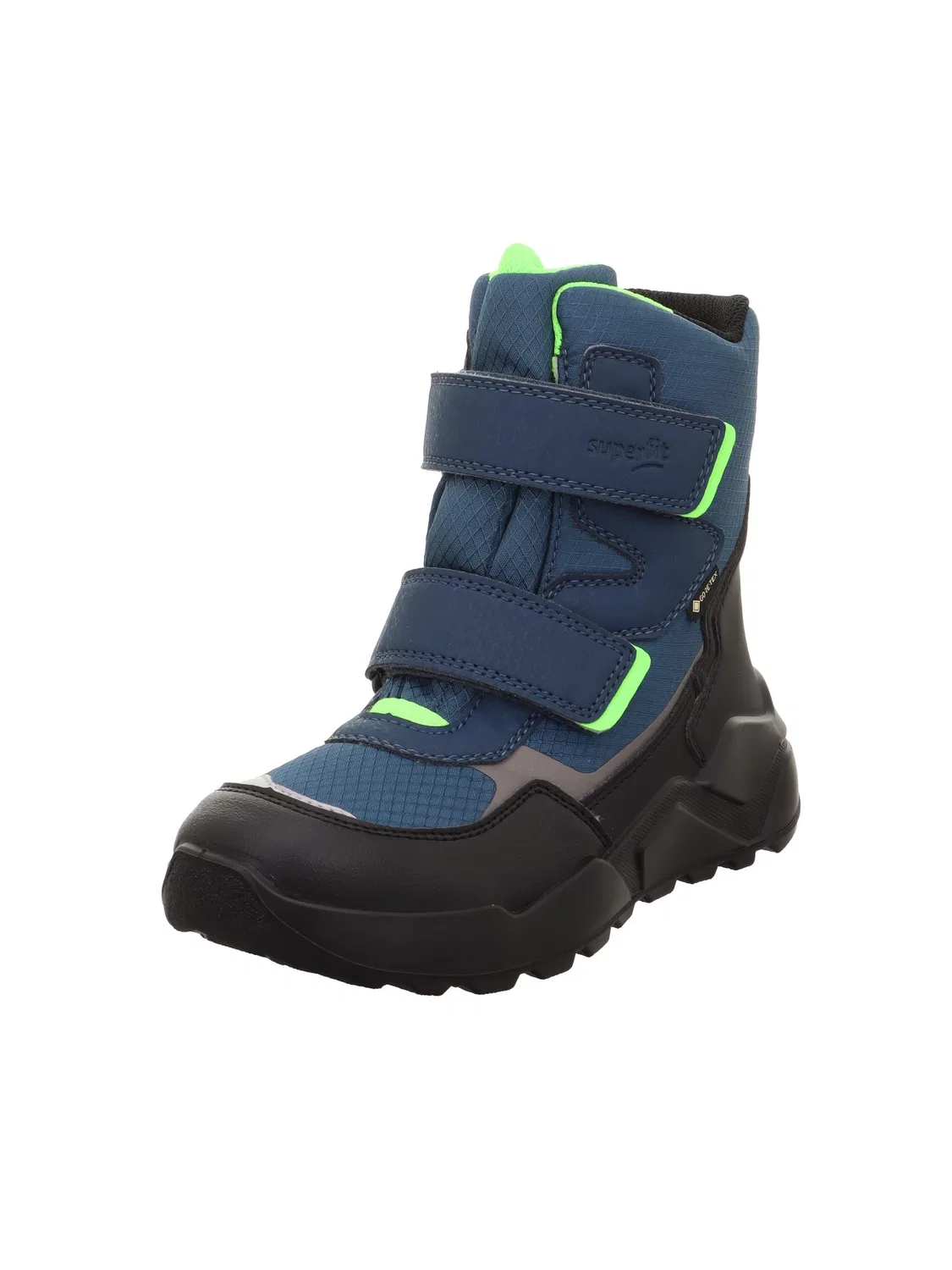 Детские ботинки для мальчиков утепленные Rocket Warm Gefütterte Gore-Tex Superfit, Blue Light Green 8030