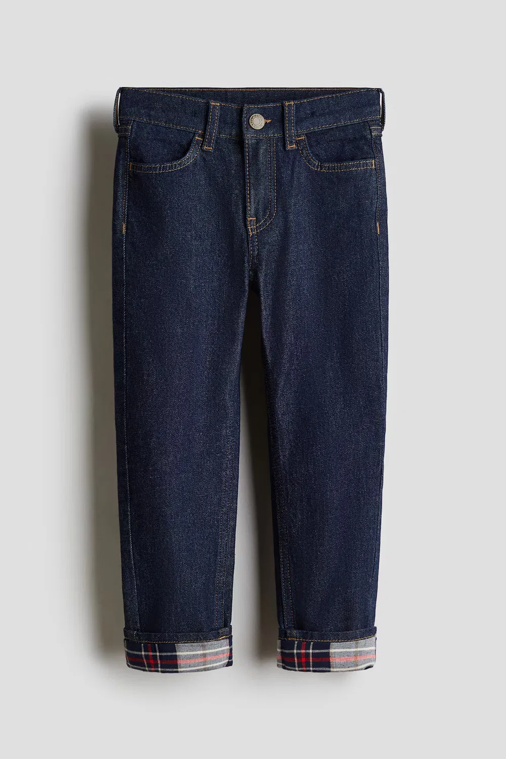 Узкие джинсы на подкладке H&M, Denimblau — фото 3