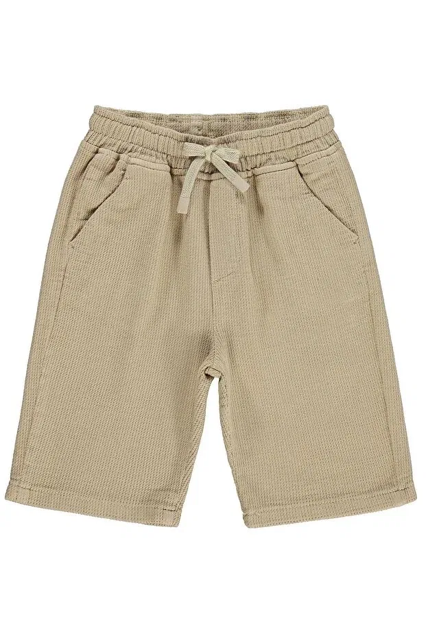 Детские шорты для мальчиков текстурированные Civil Boys, Beige — фото 2