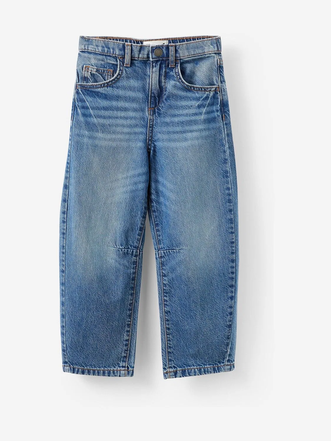 Джинсы Barrel Leg Cotton On, синие — фото 2