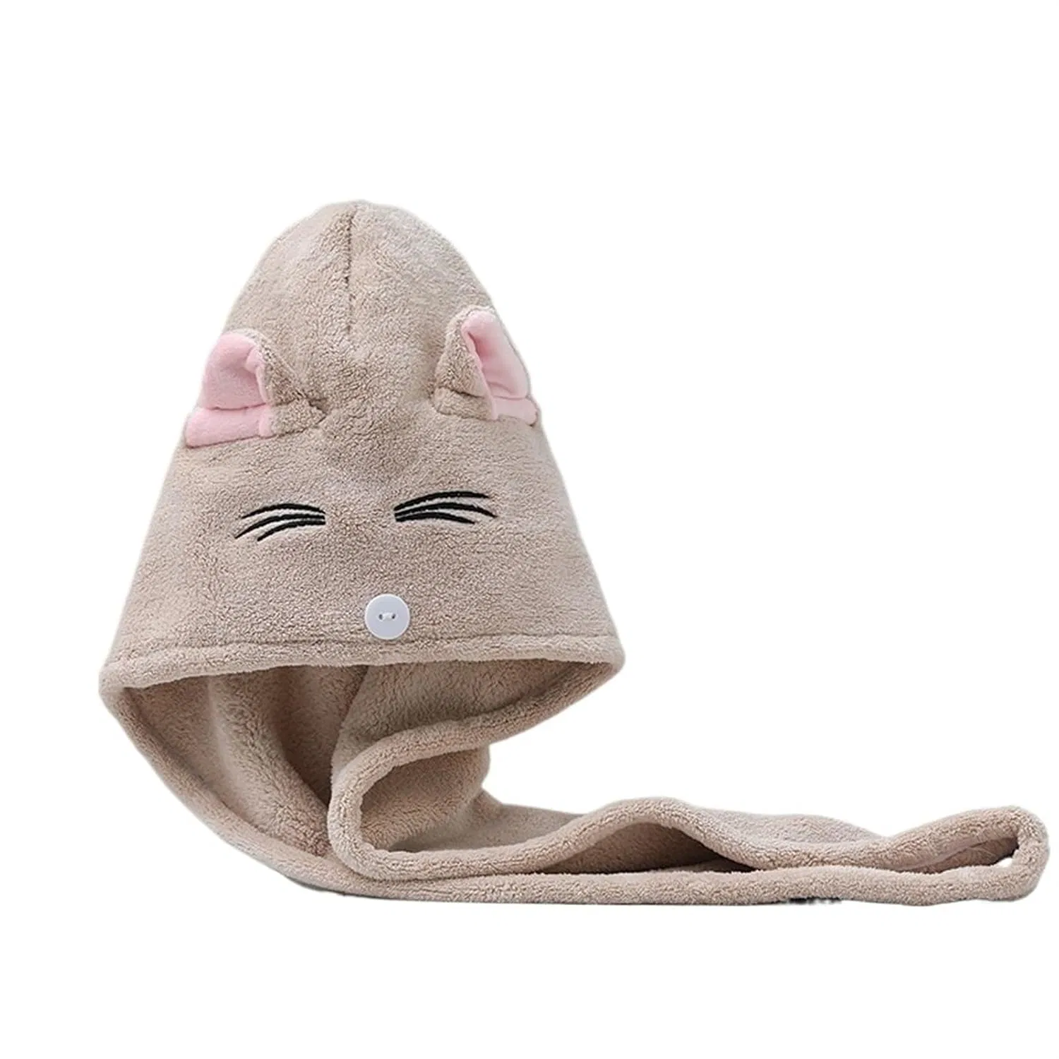 Шапочка для душа из микрофибры TYNXK, Khaki