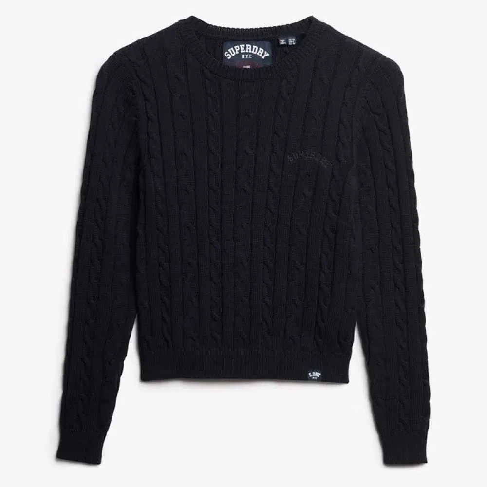 Свитер Slim Fit Essentials Superdry, черный — фото 3