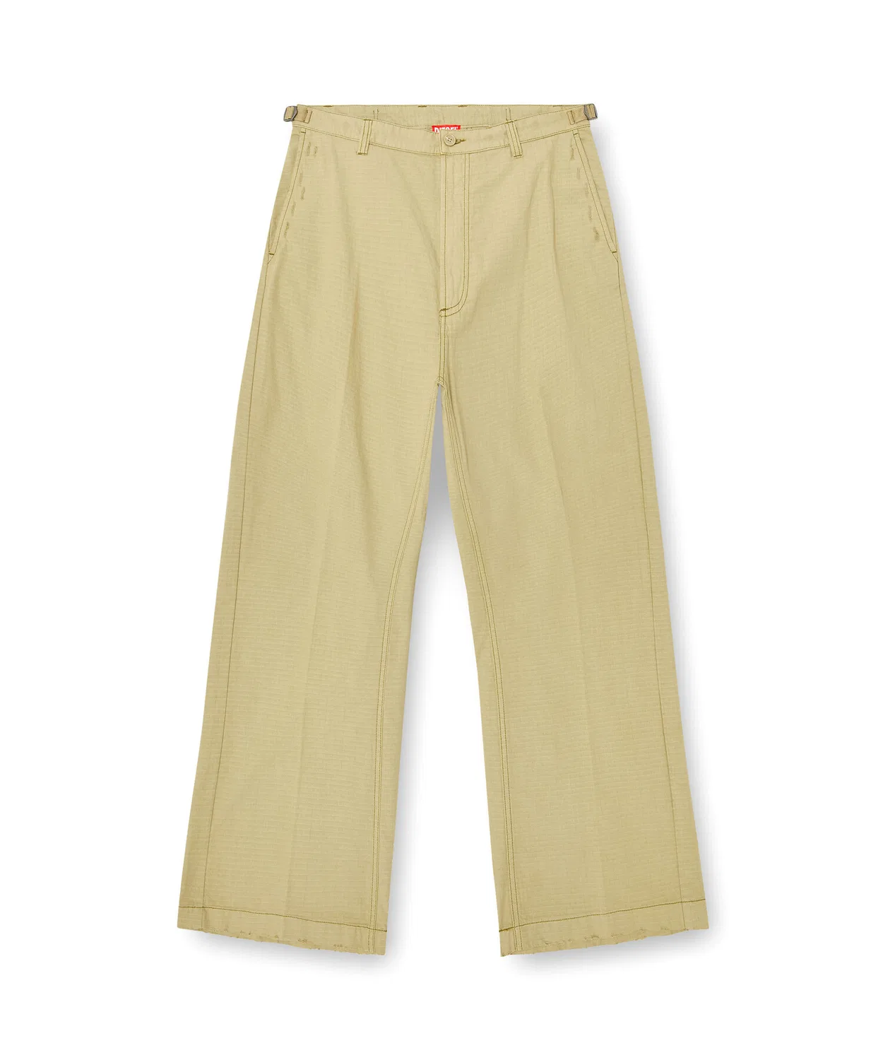 Мужские хлопковые брюки свободного кроя P-BALL DIESEL, Beige — фото 4