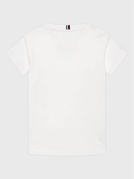 Футболка regular fit Essential Tommy Hilfiger, белый — фото 2