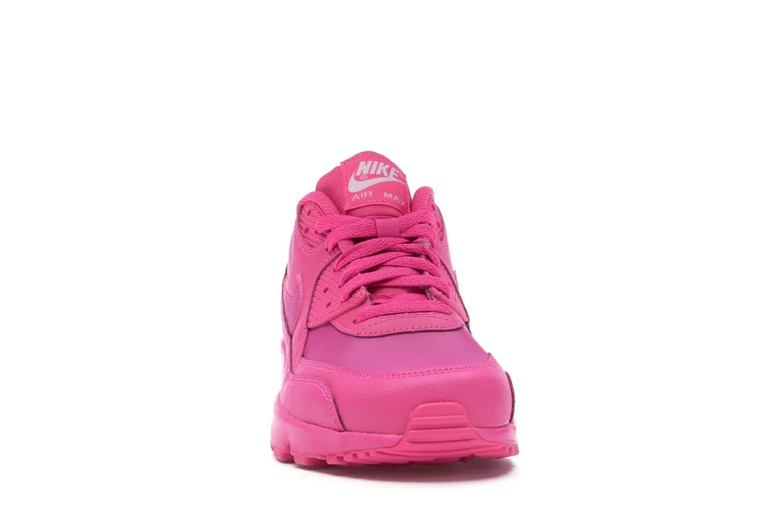Детские кроссовки с ярким дизайном Nike Air Max 90, Laser Fuchsia/White-Laser Fuchsia — фото 2