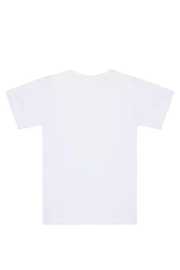 Детское для мальчиков хлопковое комплект маек Özkan Underwear, White — фото 4