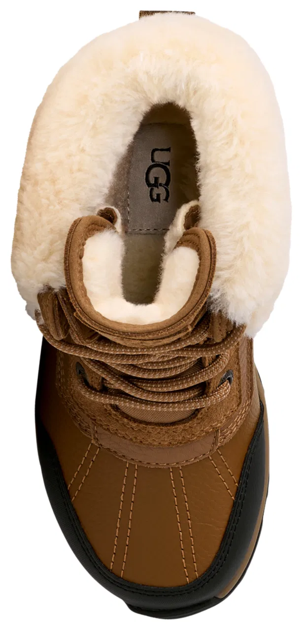 Детские зимние ботинки Adirondack UGG, цвет Black/Chestnut — фото 4