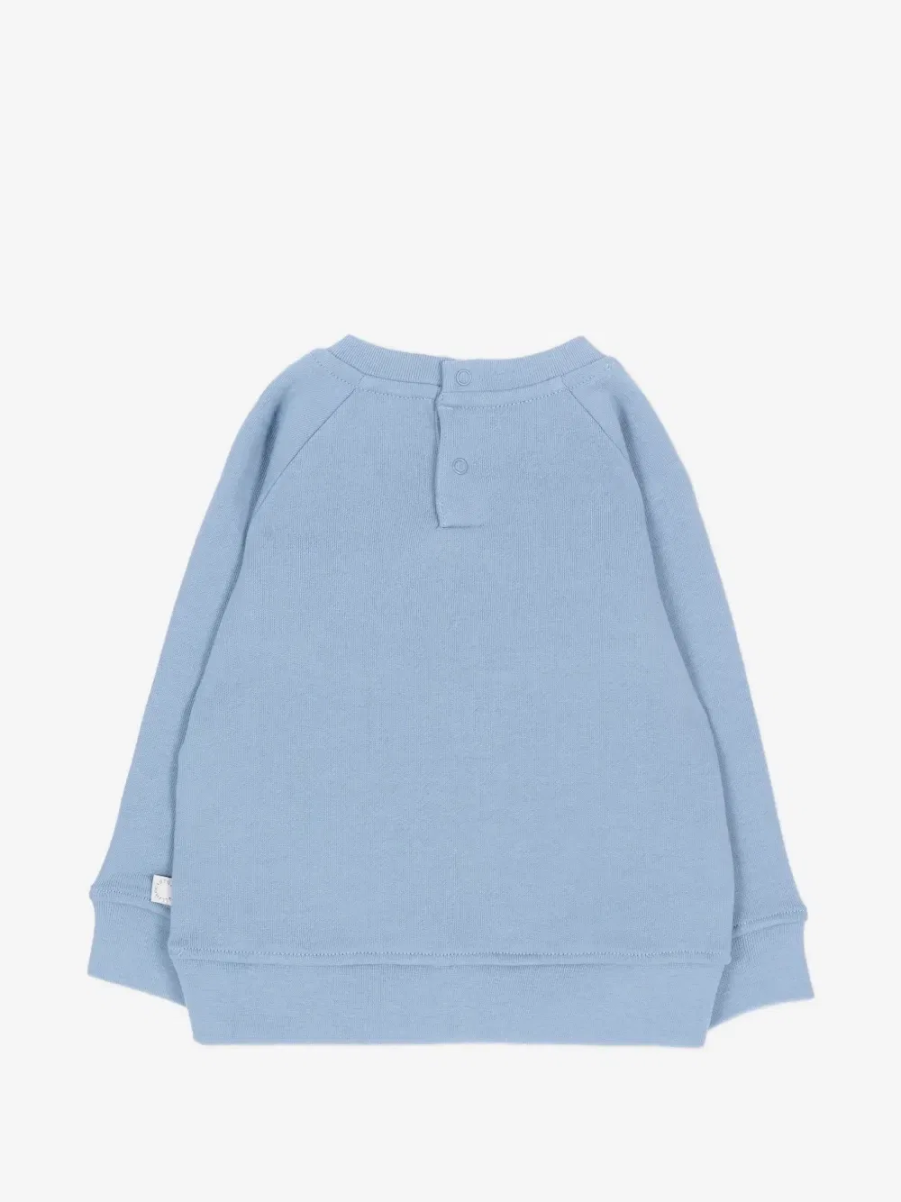 Хлопковый свитшот с принтом в виде лошади Stella McCartney Kids, синий — фото 2