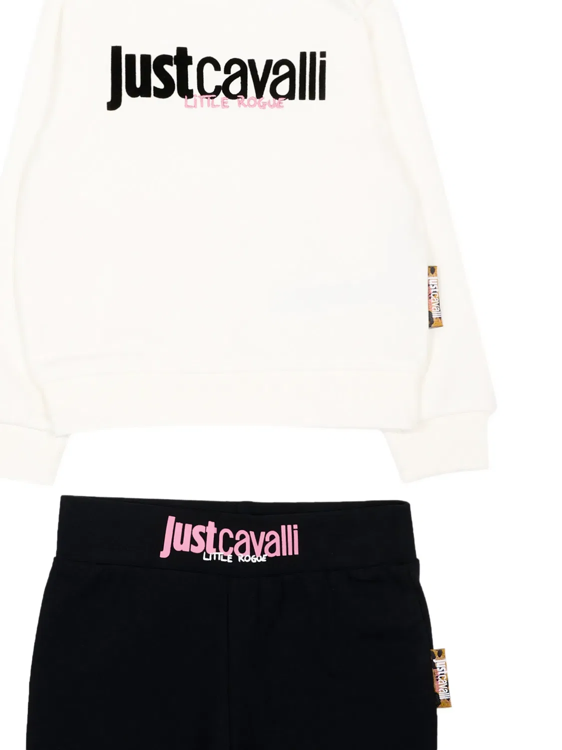 Спортивный костюм с логотипом Just Cavalli Kids, белый — фото 3