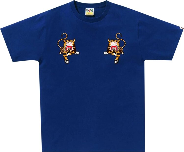 

Футболка BAPE Tiger 'Blue', синий