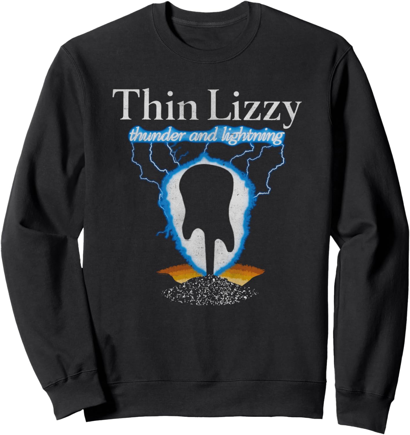

Толстовка Thin Lizzy - Thunder & Lightning с изображением гитары, черная Thin Lizzy Official, Черный, Толстовка Thin Lizzy - Thunder & Lightning с изображением гитары, черная Thin Lizzy Official