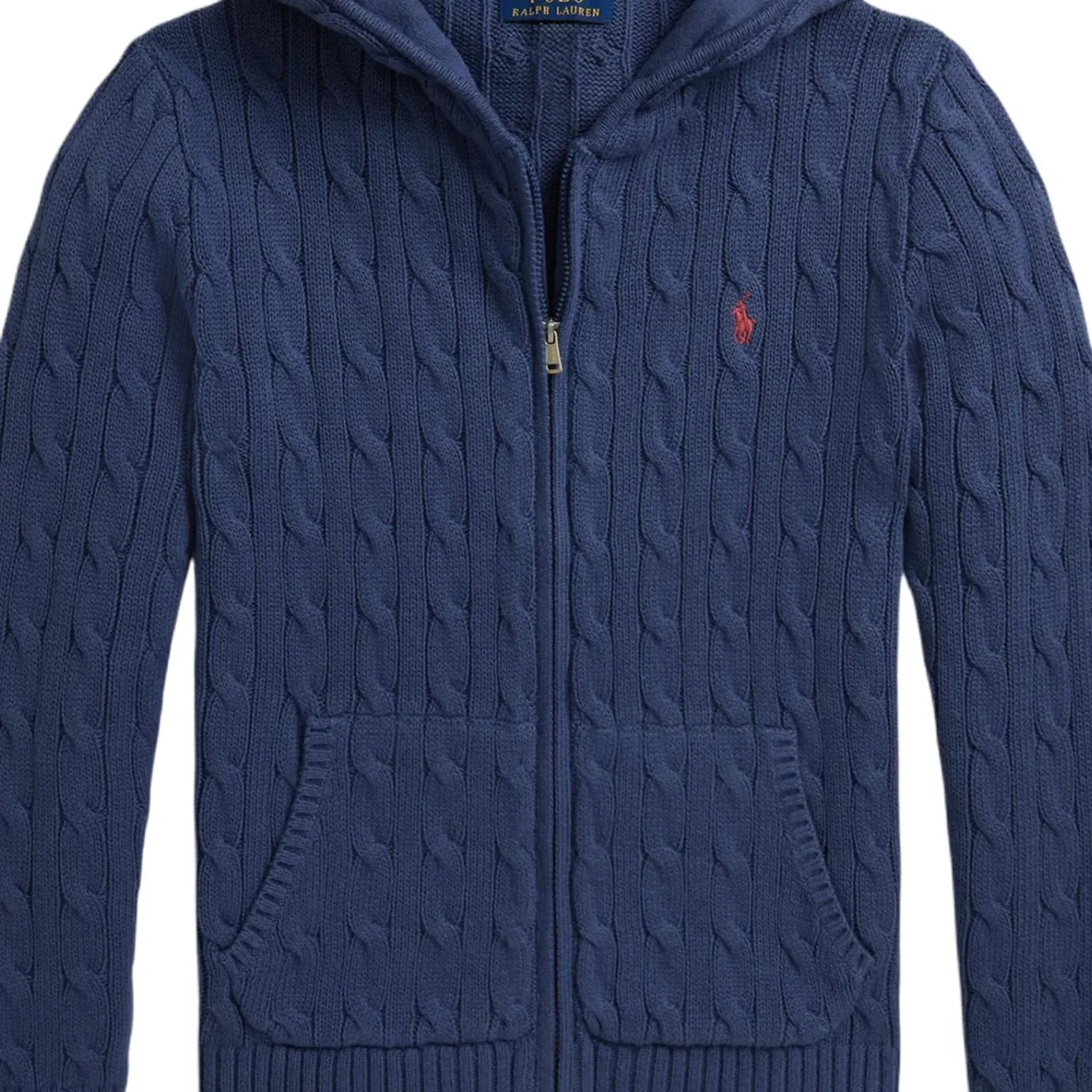 Детский свитшот с капюшоном Hooded Detachable Polo Ralph Lauren, Blue — фото 4