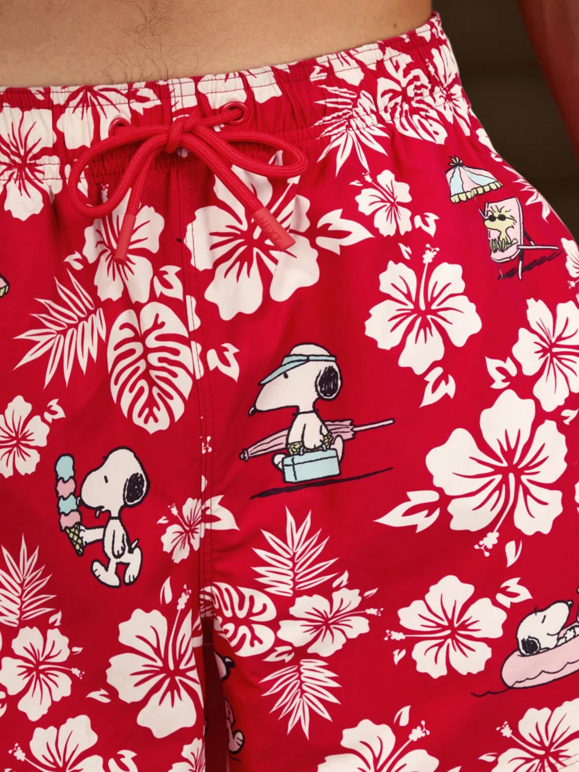Плавки с принтом Snoopy Next, красный — фото 4