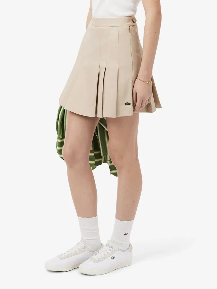 Юбка мини LACOSTE Beige — фото 2
