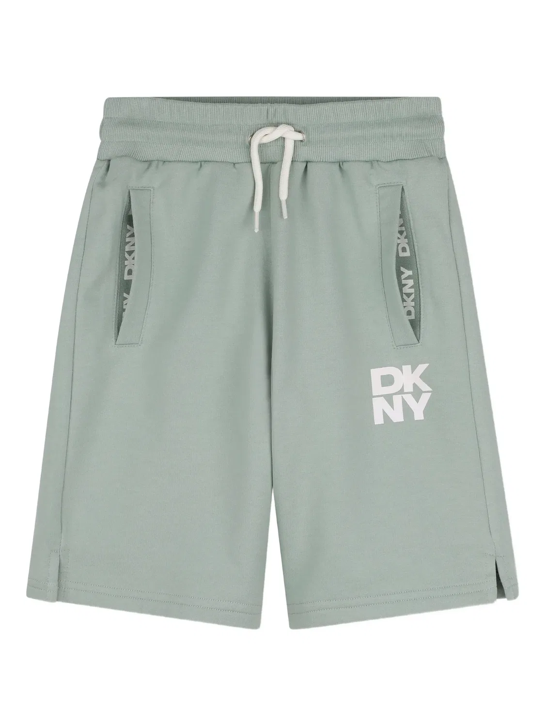 Шорты-бермуды зеленые DKNY, зеленый