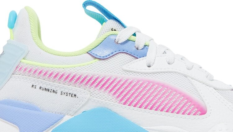 Кроссовки Puma Wmns RS-X Airbrush - Ultra Magenta, белый — фото 2