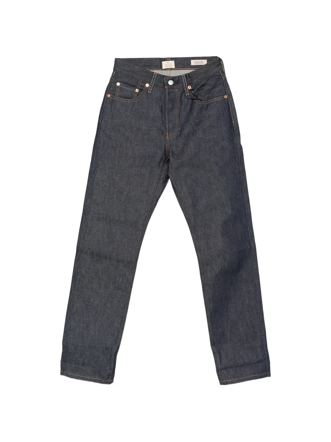 Джинсы прямого кроя селвидж синие Levi's, синий