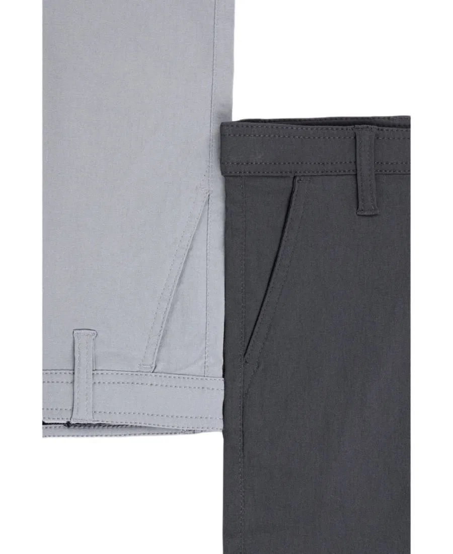 Детские шорты для мальчиков 2 шт. Flex Waist Nylon Golf Chino XRAY, Charcoal/Steel Grey — фото 3