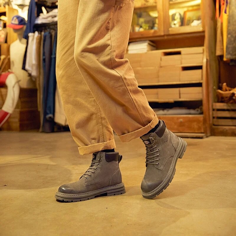 Мужские ботинки Dickies Outdoor высокие, цвет кофе — фото 3