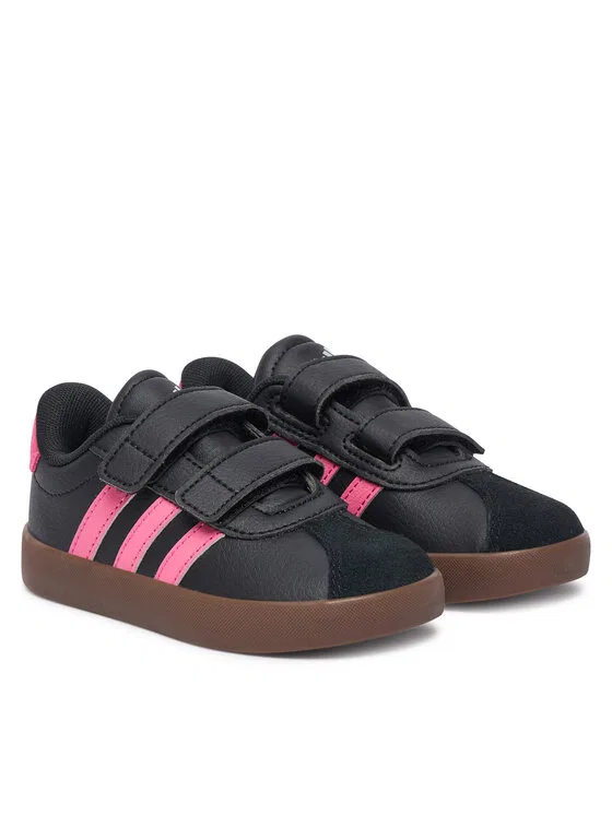 Кроссовки Vl Court 3.0 Shoes Kids Adidas, черный — фото 2