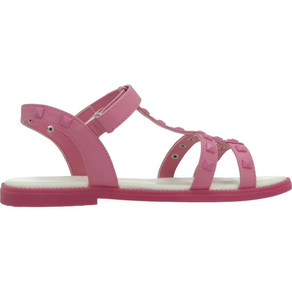 Детские сандалии с синтетическим верхом J Sandal Karly Girl Geox, Rosa — фото 4