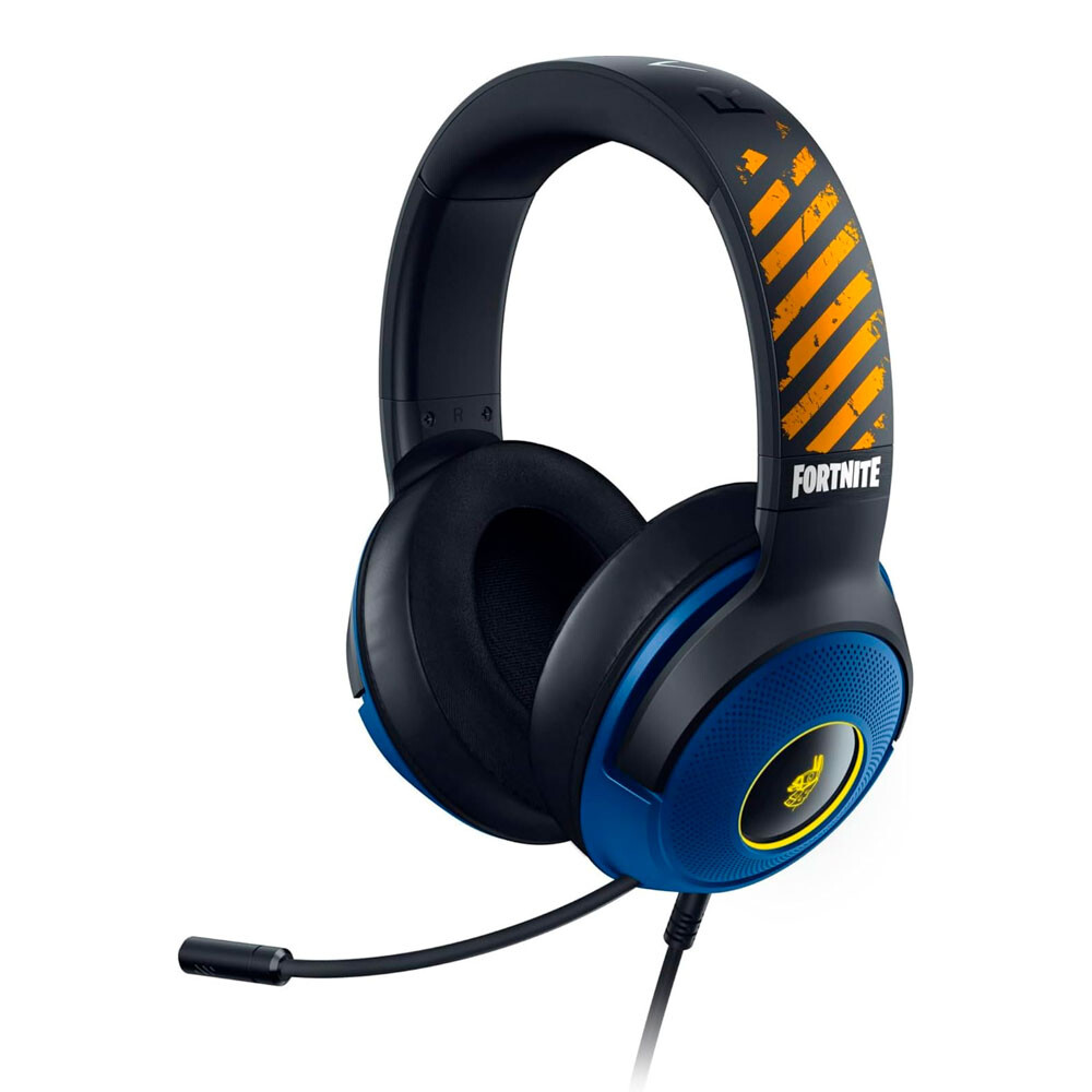 

Наушники проводные игровые Razer Kraken V3 X, Fortnite Edition, чёрный-синий