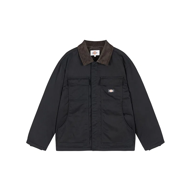 Детская куртка-бомбер с воротником-стойкой Dickies, Серый — фото 4