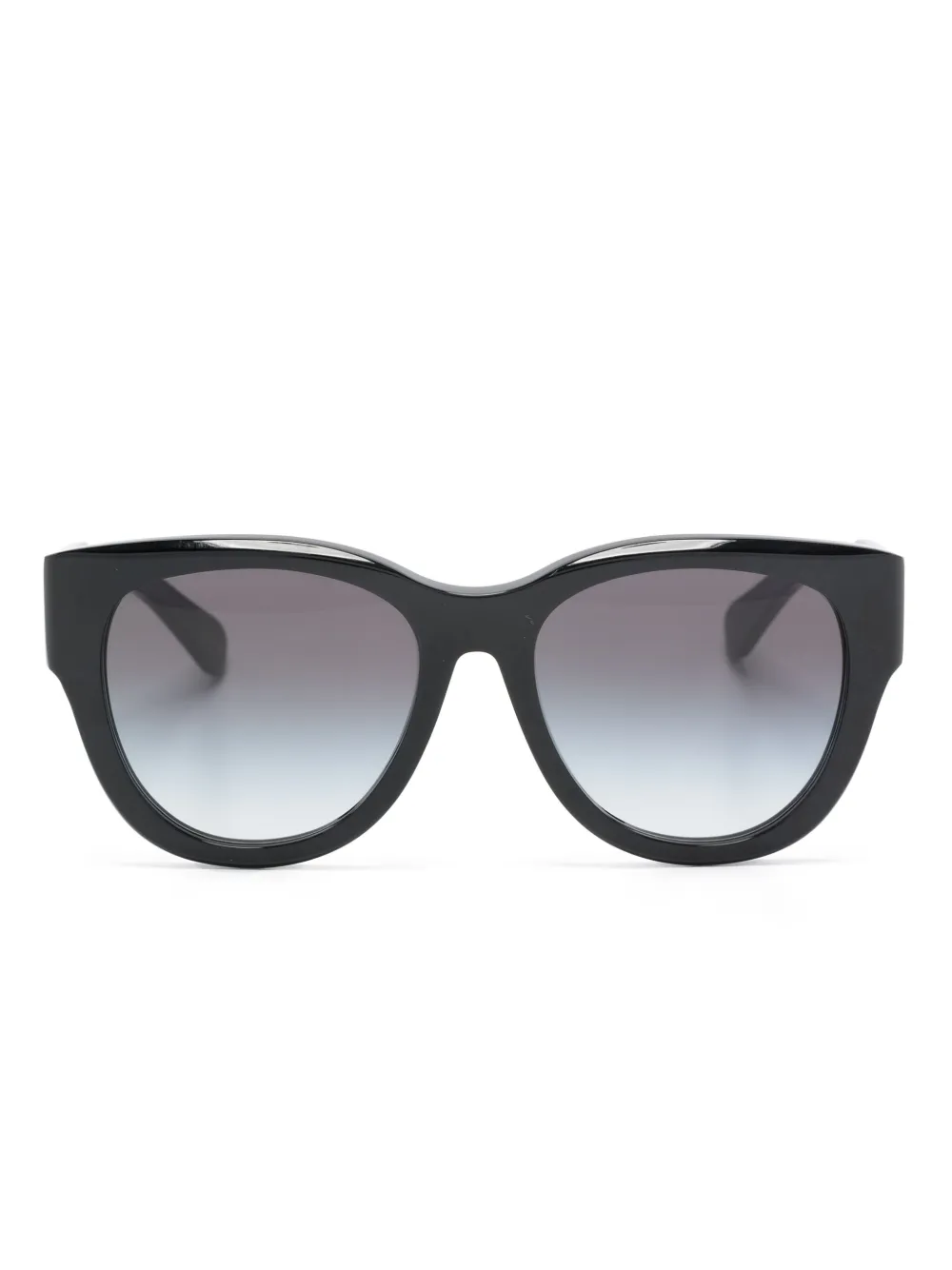 

Солнцезащитные очки в круглой оправе с логотипом Chloé Eyewear, черный