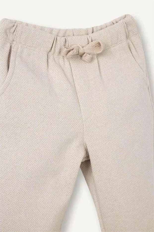 Детский комплект из футера для мальчиков с принтом Defacto, Dark Khaki — фото 3