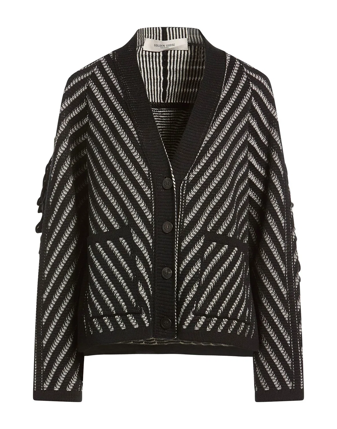 Женский кардиган с длинным рукавом Golden Goose, черный
