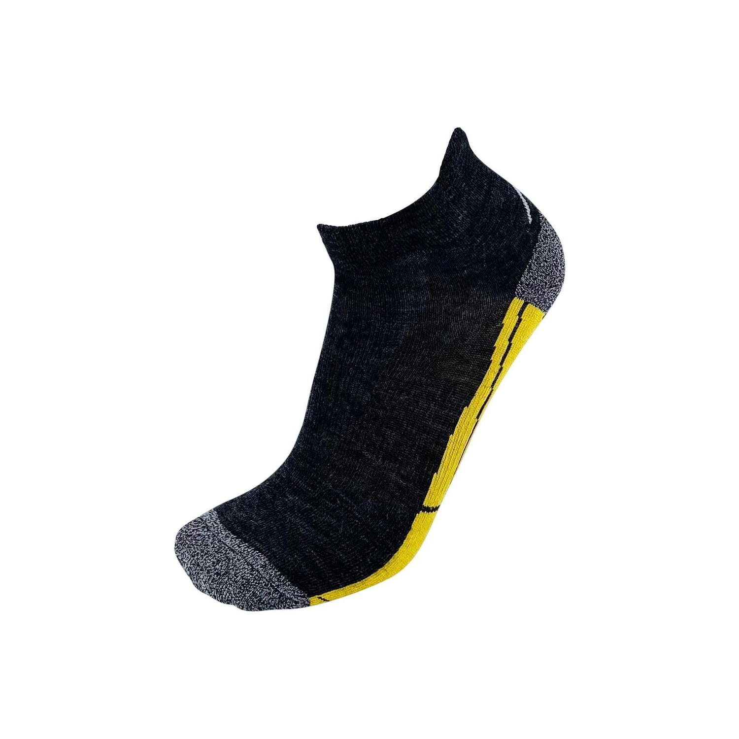 

Носки походные короткие Drassn Vohenstrauss Unisex, темно-серый/желтый